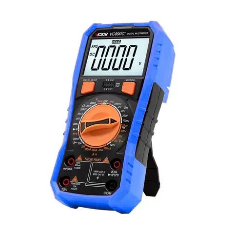 Original VICTOR VC890C+ Digital Multimeter True RMS Multimeter 2000UF Capacitor Temperature Measurement