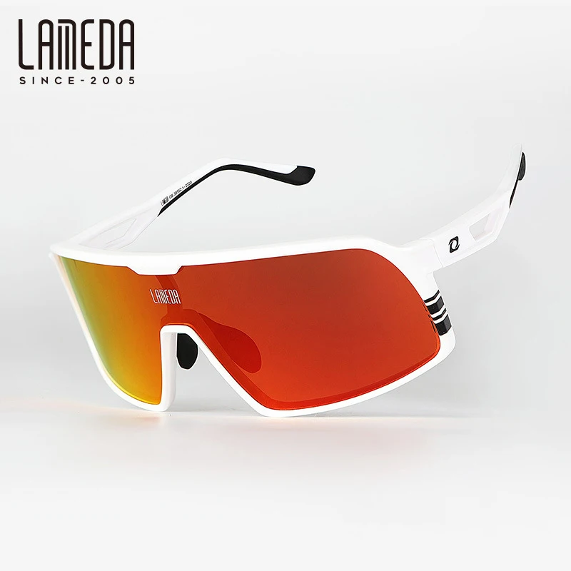 

LAMEDA Colorful Cycling Glasses Polarized Men Women Professional MTB Road Goggles Bicycle Windproof Sunglasses Sports Eyewear