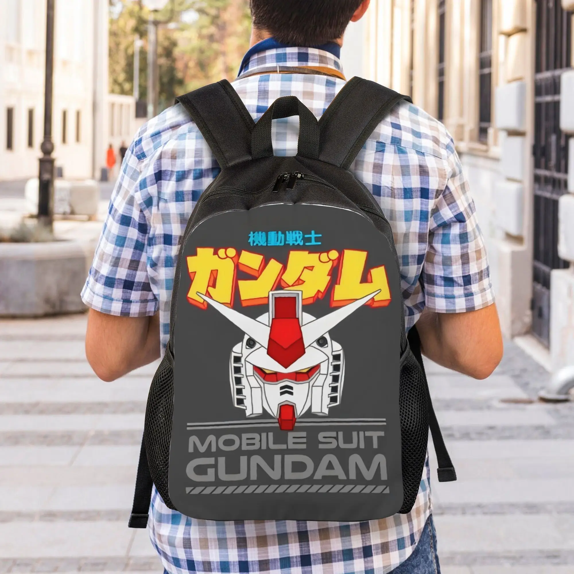 

Back to school season Gundam 35 Knapsack BANDAI Male Lady New Backpack