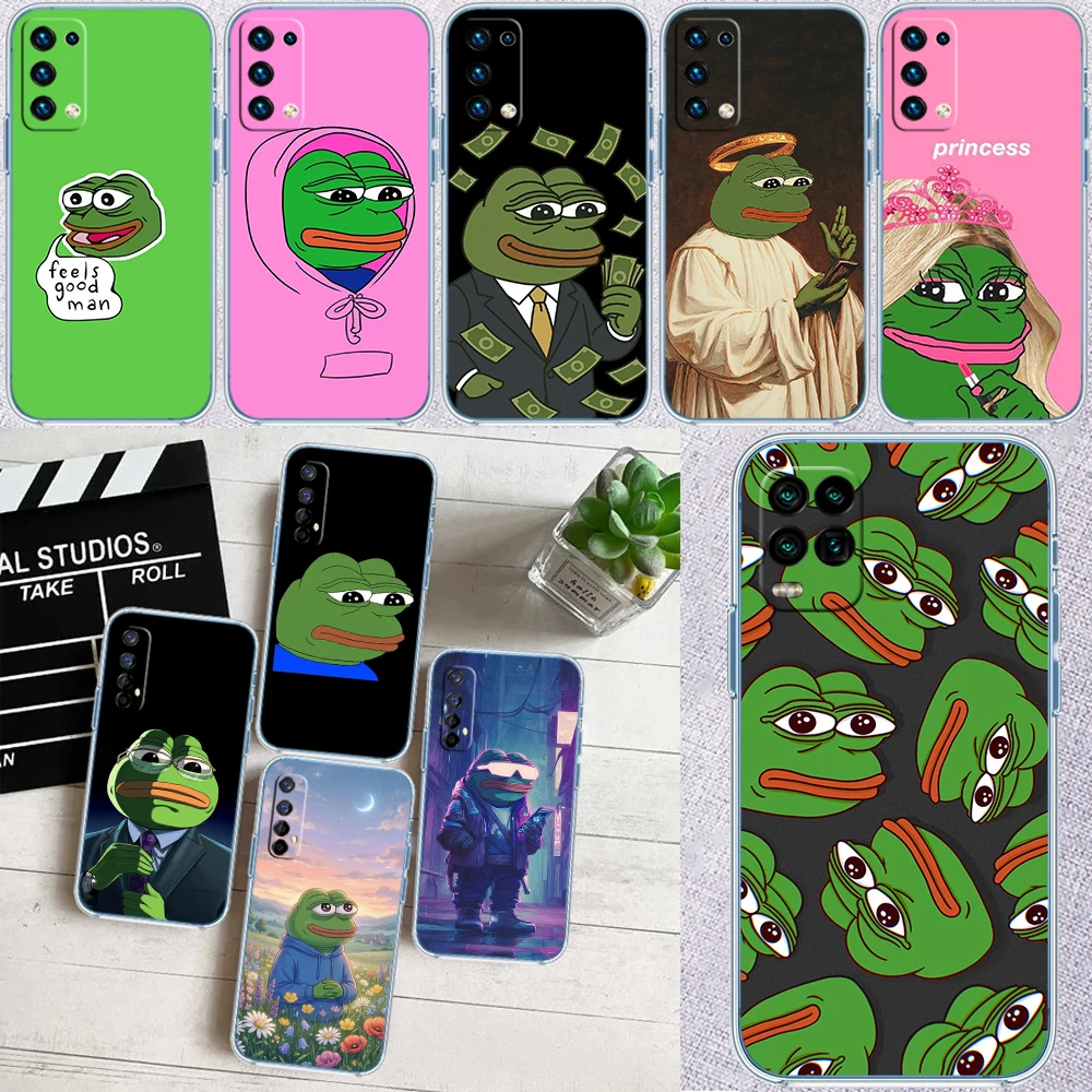 UT16 Frogs CartoonP-Pepes Phone Case for Motorola Moto G40 G04 G05 One Ace Action  Fusion + Plus Hyper Macro Vision Zoom