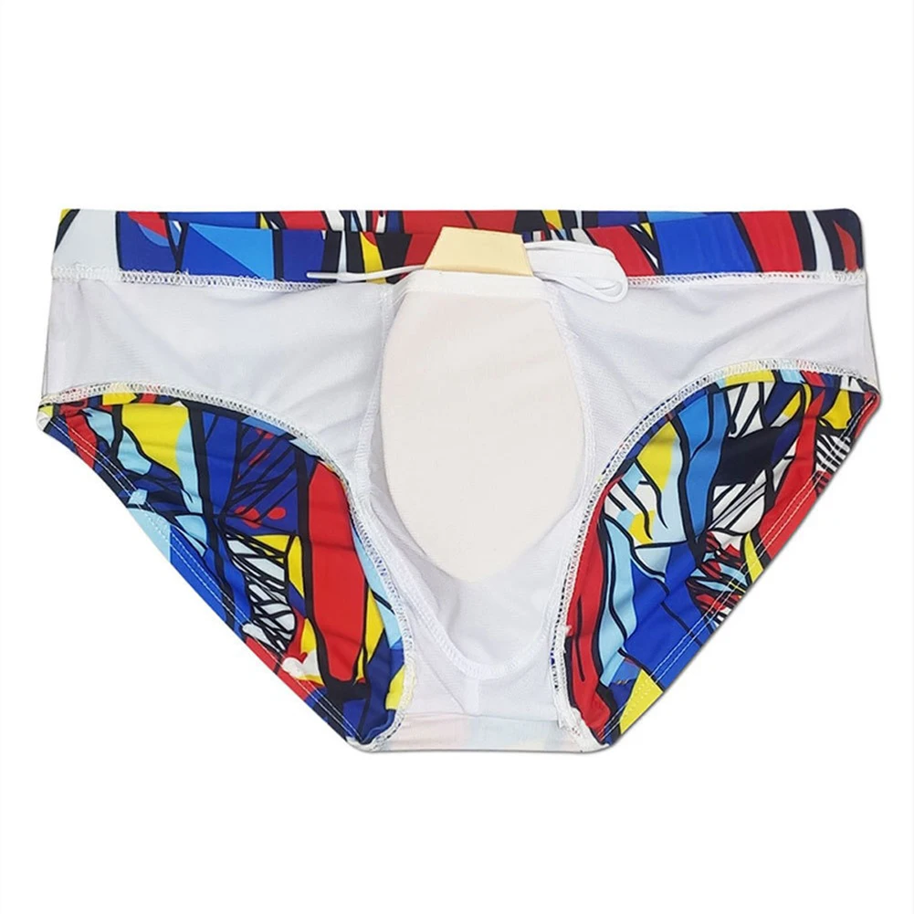 Men\'s Swim Briefs Swimwear Trunks Board Surfing Beach Shorts Swimsuit With Cup Underwear Hombre Breathable Bikini Underpants