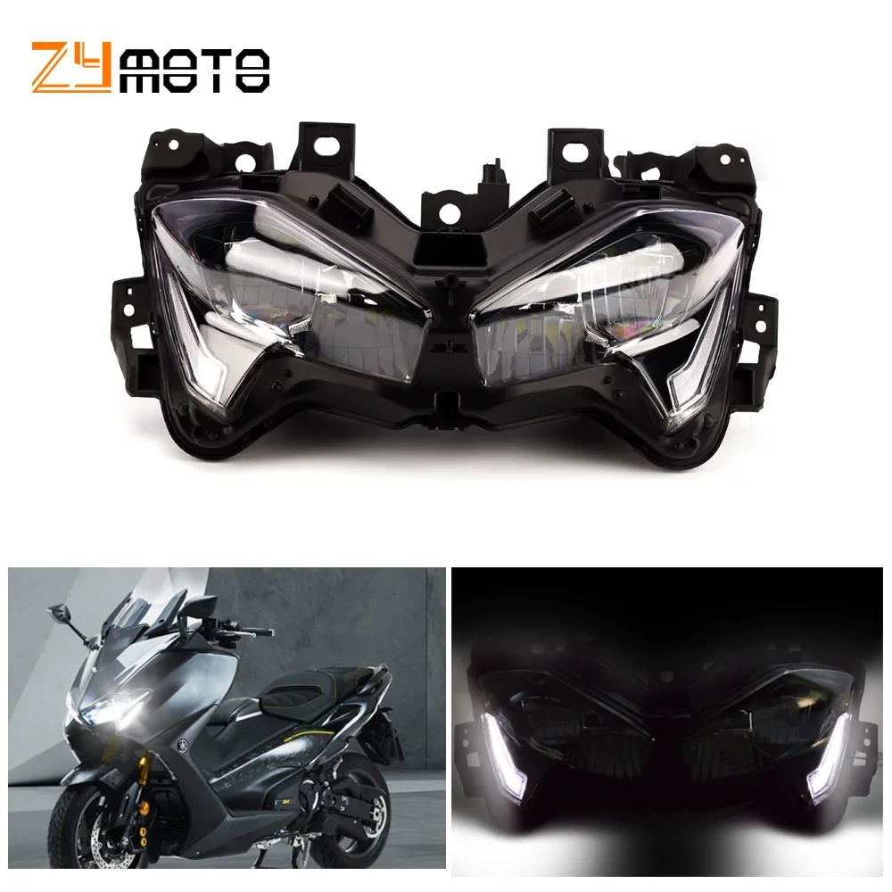 

For Yamaha TMAX 560 tech max TMAX560 TECHMAX T-MAX 2020 2021 2022 Replacement Headlight Front Twin Lamp Head Light Assembly