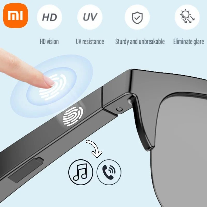 Xiaomi Smart Sunglasses Glasses Bluetooth Call Outdoor Sports Headphones HIFI Blue Light Waterproof Anti-UV For Men And Women