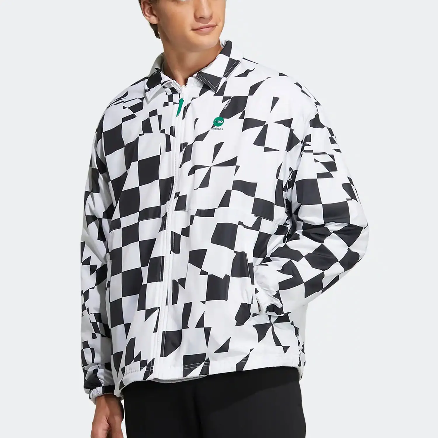 

Adidas Official Authentic Neo Men's and Women's Woven Reversible Sports Casual Jacket HU1111