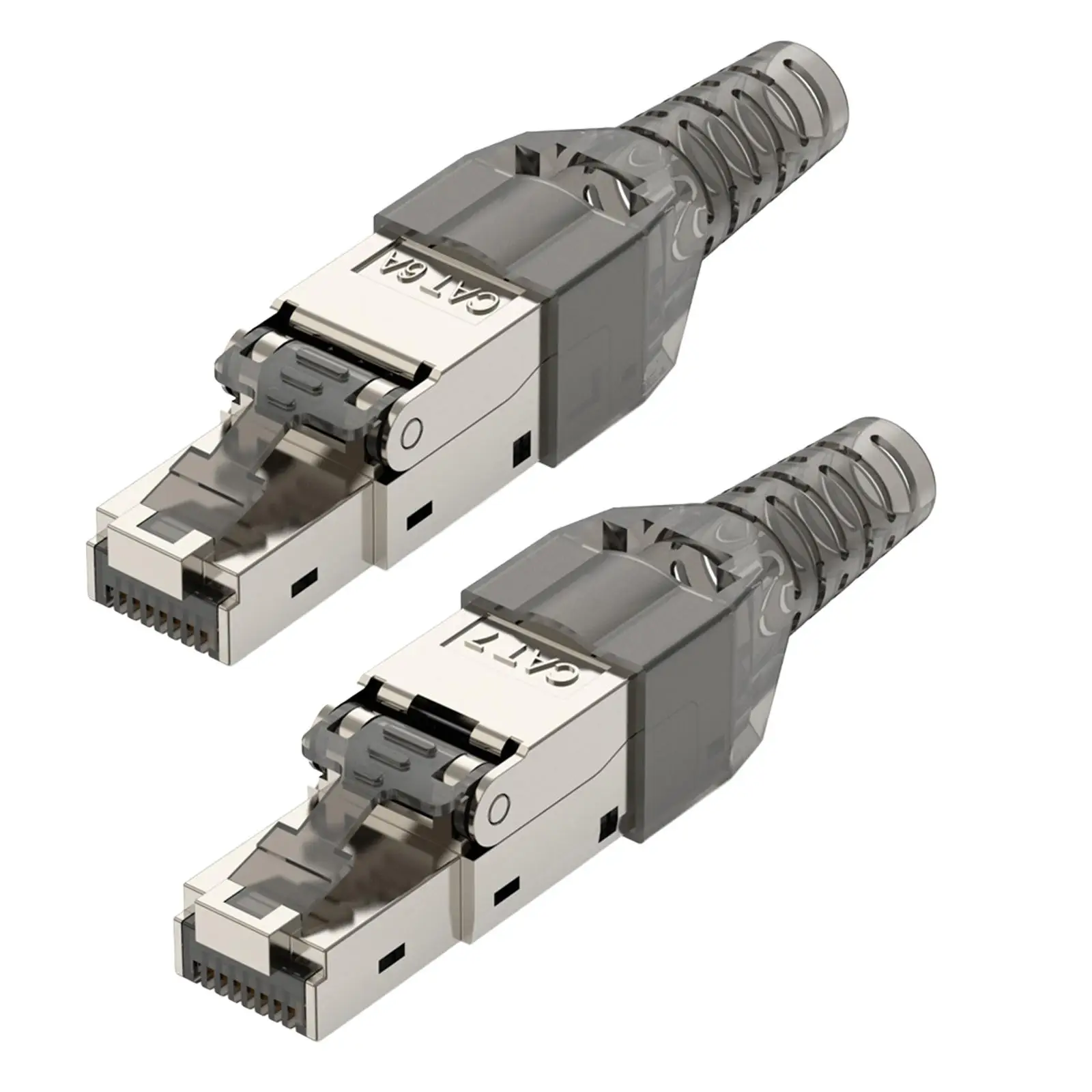 Ethernet Termination Plug RJ45 10Gbps 22-24AWG 50μ Cat7 Cat6A RJ45 Connector