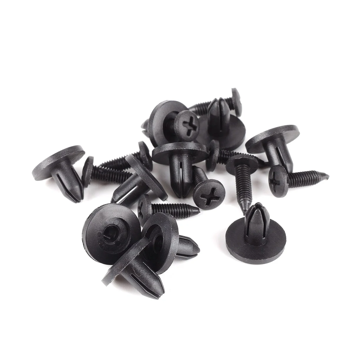 

100pcs Bumper Retainer Push Retainer Clips For Car Door Fastening Fixing Bumper Clips Plastic Push Rivets Parts