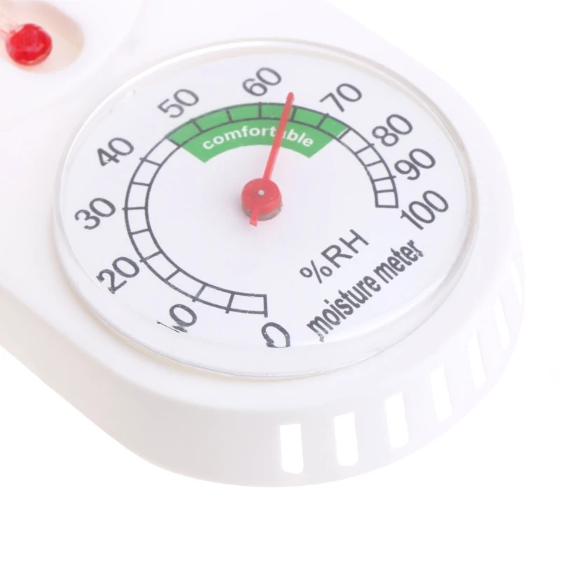 DurableWeather Station Nursery Gauge Humidity Wall Hung Thermometer Room Temperature Indoor Hygrometer Meter Accessories