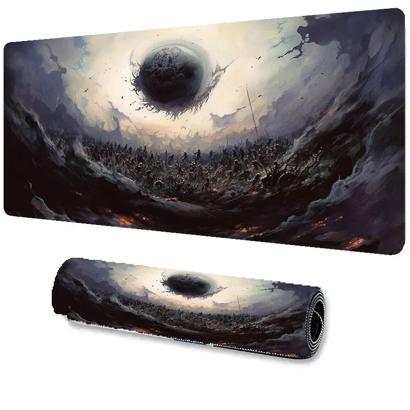 

For Magic playmat Damnation card Gaming Mouse Pad Large Card Game Playmat Custom Rubber Bottom