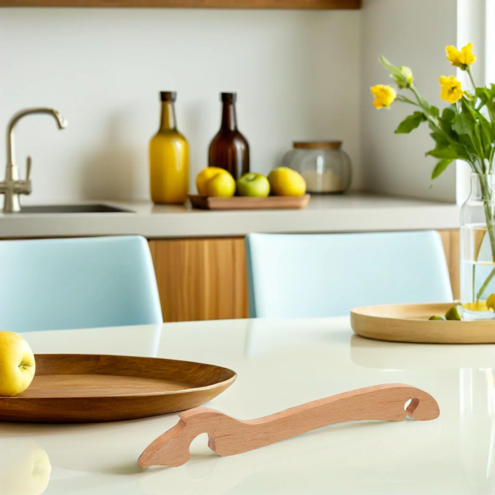 

2Pcs Oven Rack Pull Out Tool Wood Handle Push Pull for Hot Racks Easy Clean Kitchen Baking Accessory Oven Rack Puller​