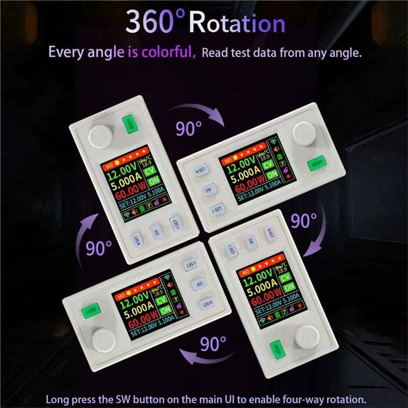 AA84 SK220S Adjustable Regulator DC Buck Boost Converter 9A 220W CNC CC CV Laboratory Lab Solar Charging Module