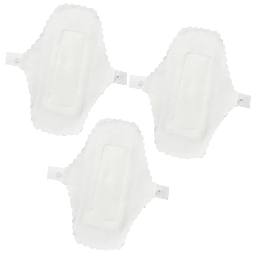 3Pcs Waterproof Cloth Sanitary Pads 180Mm Reusable Washable Menstrual Pads Soft Button Fasten Sanitary Napkin Travel Cotton Pad