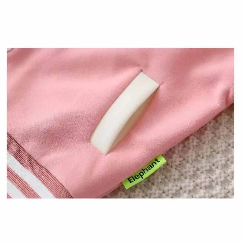 الفتيان الفتيات البيسبول معطف الطفل رسالة سترة ربيع الخريف ملابس جديدة الفتيات موضة ملابس خارجية رياضية غير رسمية 12 متر-12 سنة #5