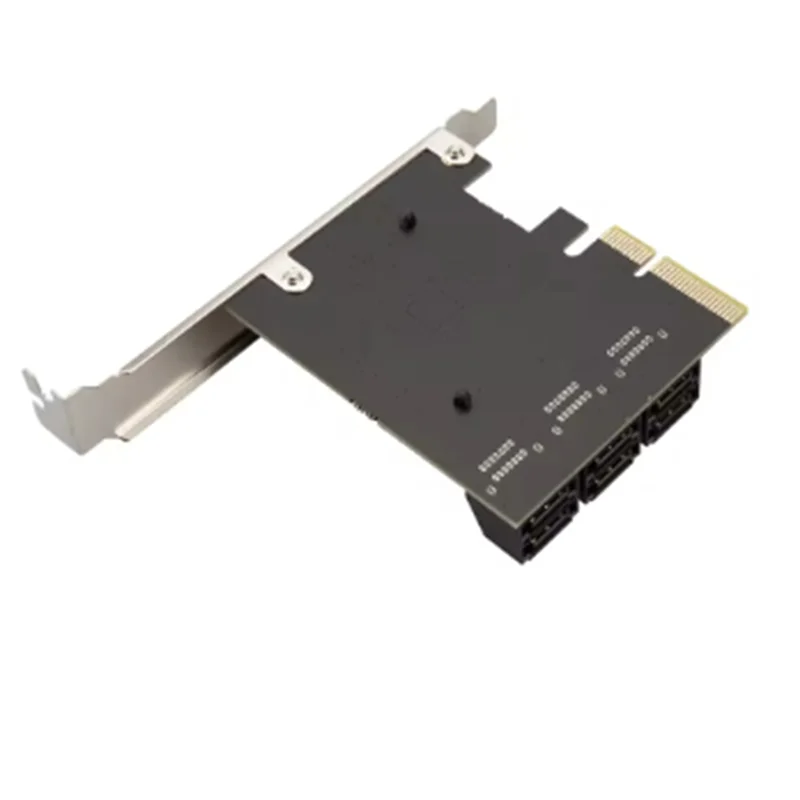 AEE7-PCI-E 6 portas cartão sata pci-e 4x cartões pci express para sata 3.0 6 portas sata iii 6gbps pcie x4 placa adaptadora de expansão