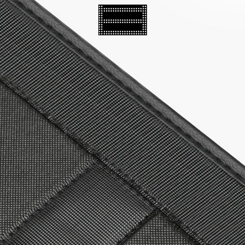 SUV Car Trunk Back Seat Organizer Hanging Leather Auto Seat Back Hanging Storage Bag Adjustable Straps Travel Bottle Net Pockets