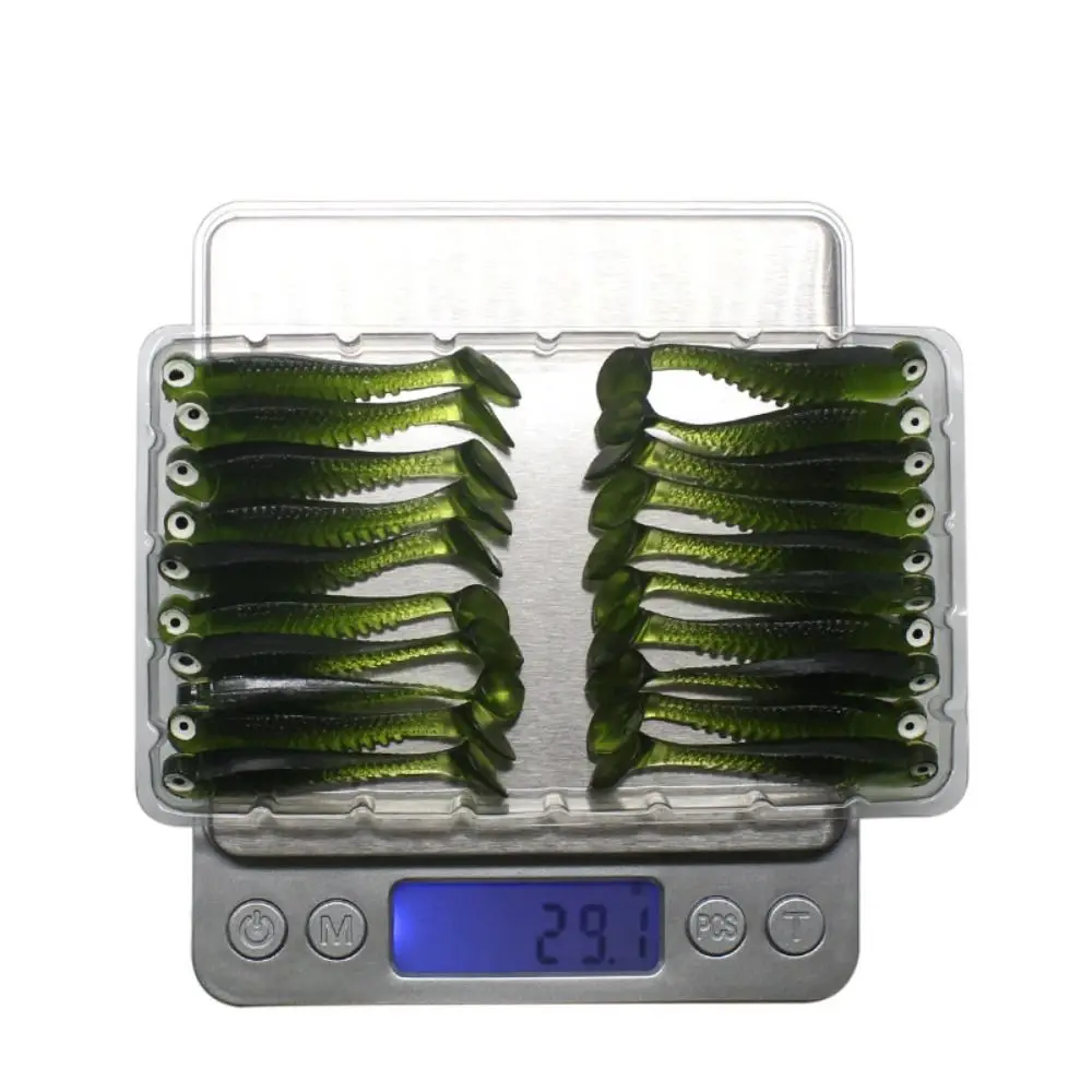 

For Bass Tackle For Ice Fishing Fishing Accessories Worm Wobbler Swimbaits Luminous Fishing Lure Artificial Silicone Bait