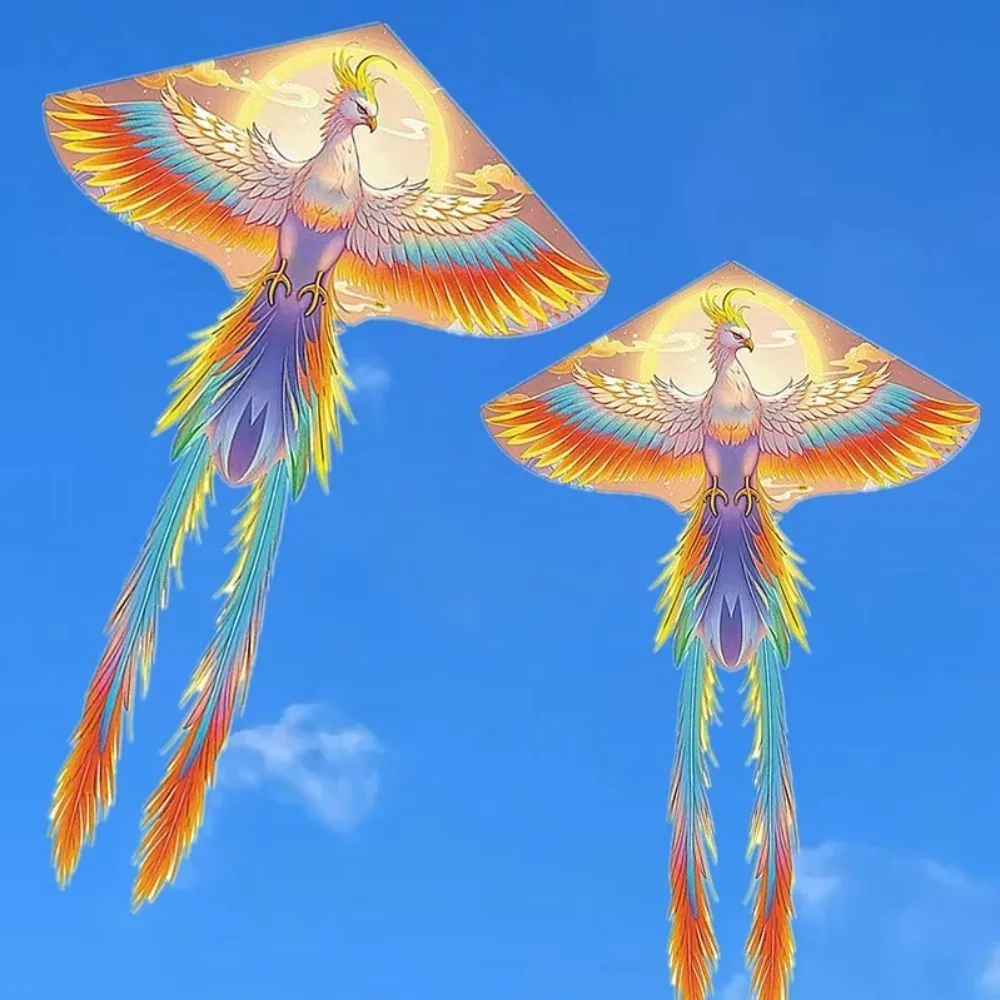 New Easy To Fly Large Delta Kite Good Flying Children Gift Beautiful Phoenix Kite 100 Meter Kite String Flying Toy Kid & Adult