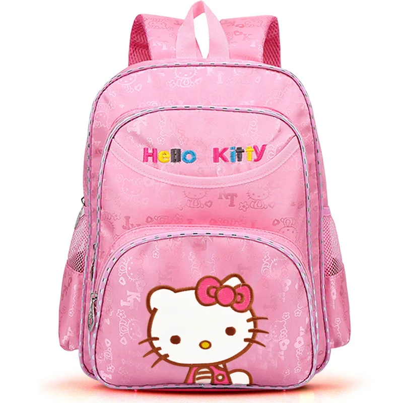 Hello Kitty Children\'s Cute Cartoon Schoolbag Kindergarten Elementary School Bag Girls Casual Large Capacity Backpack