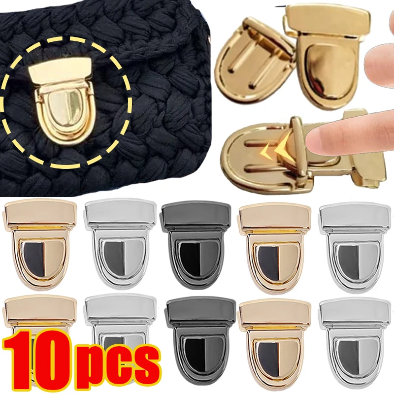 

Handbags Metal Locks Bag Clasp Catch Buckles for Shoulder Bags Purse Totes Golden Closures Snap Clasps DIY Craft Bag Accessories