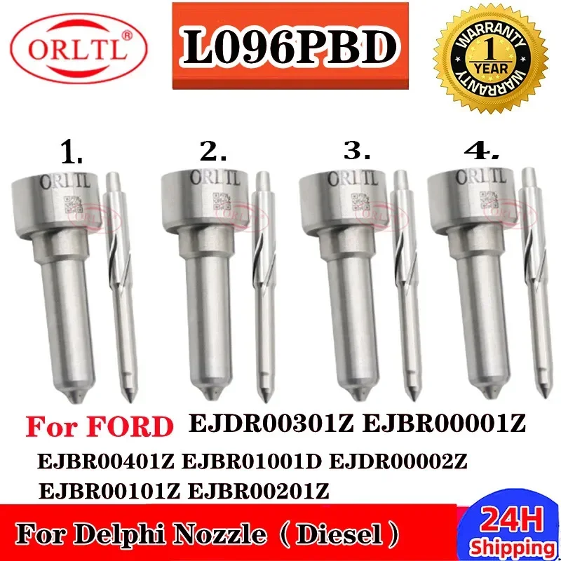 

4PCS L096PBD Injector Repair Kits Nozzle EJBR00401Z For Injector 2C1Q9K546AB
