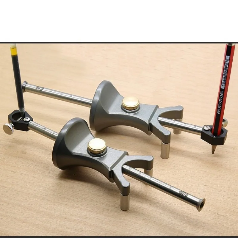 for Woodworking Scribe Carpenter Arc Straight Line Dual-purpose Scribe DIY Creative Tools European Scribe