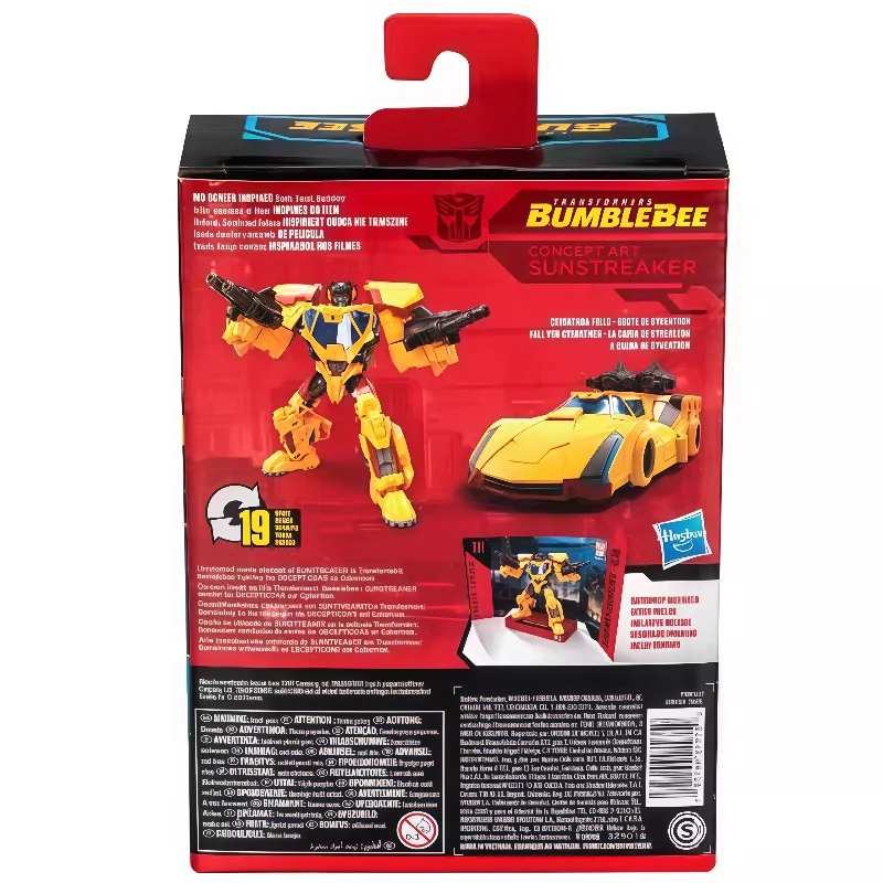 Hasbro – jouet classique Transformers, Bumblebee, histoire latérale, Sunstreaker, Robot, figurine d'action, modèle de collection, loisirs, en Stock