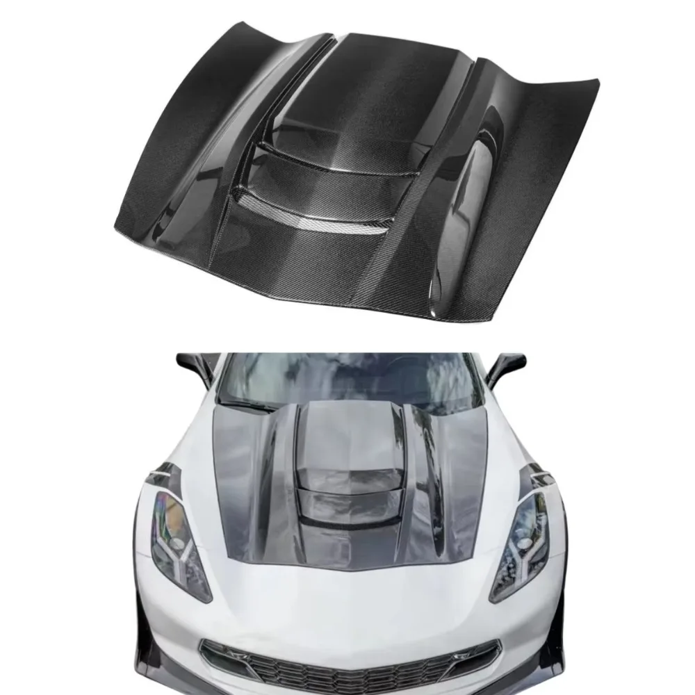

For C7 Carbon Fiber Front Engine Cover Carbon Fiber Car Hood