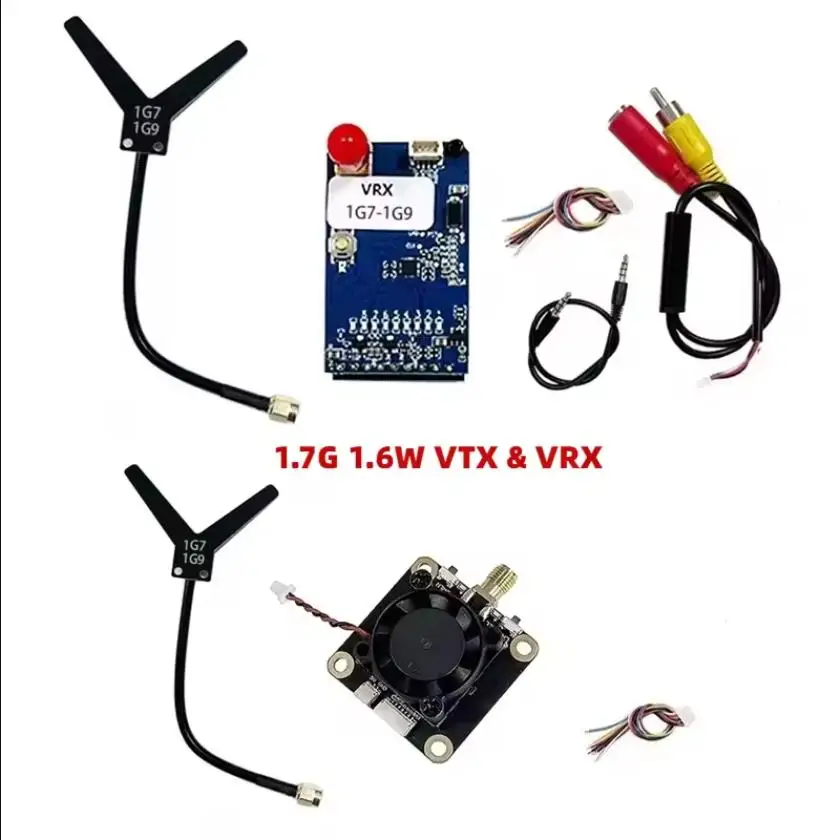 modulo fatshark Skyzone VTX 1.7G 1.9G 1.6W VRX 8CH FPV 25mW- 1600mW Modulo ricevitore trasmettitore video wireless per occhiali drone Fatshark FPV