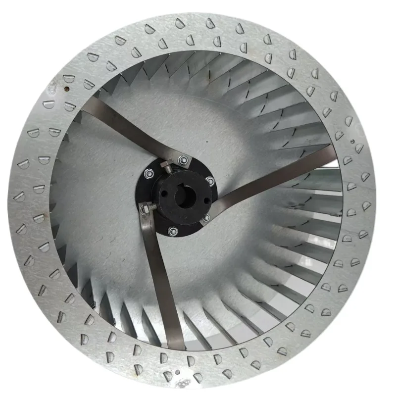5-16 Inch Galvanized Steel Impeller, Industrial Oven & Reflow Soldering Fan Wheel Accessory