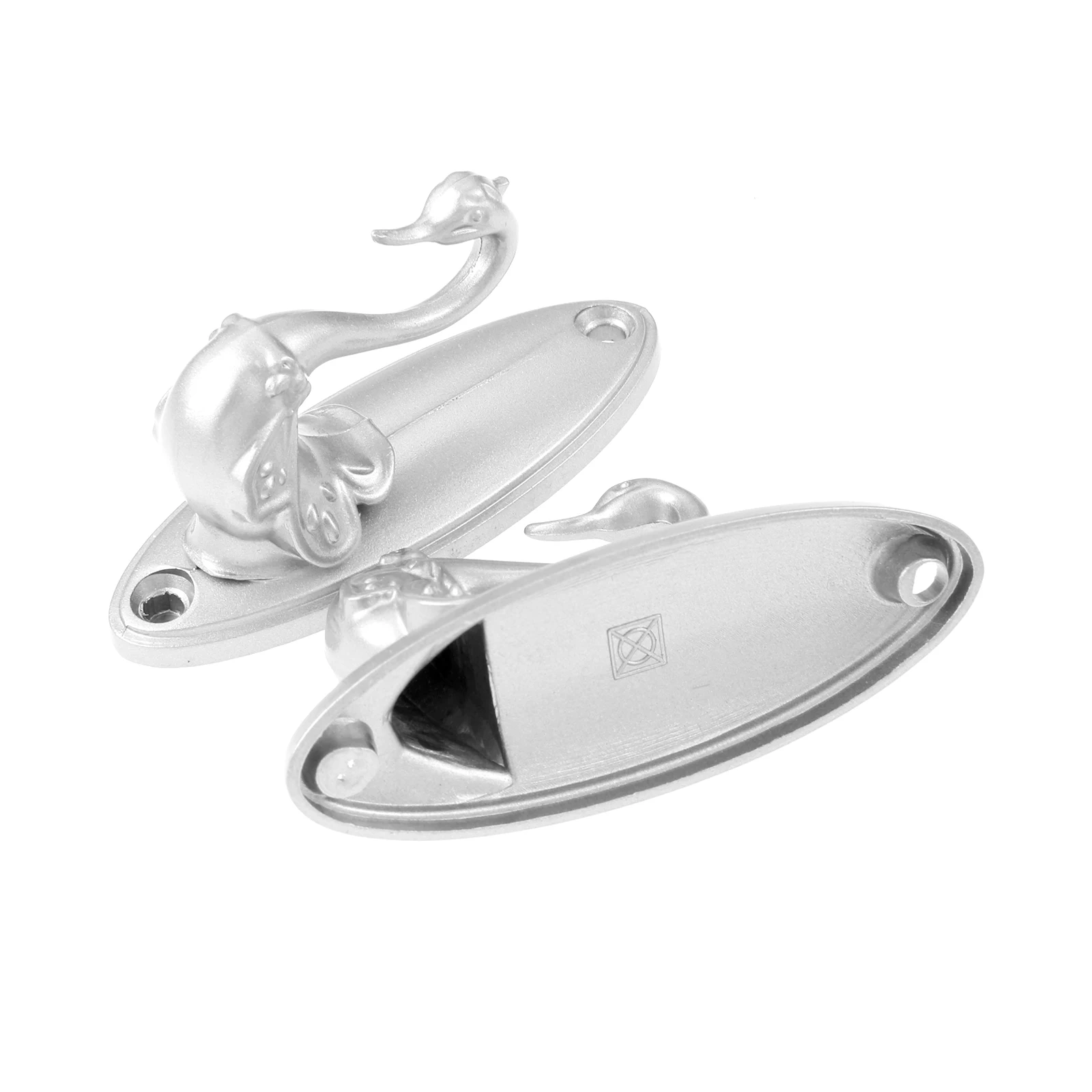 1 Pair Swan Style Drapery Curtain Holdbacks Tieback Hooks Zinc Alloy Vintage Swan Decorative Curtain Hooks Window Accessories