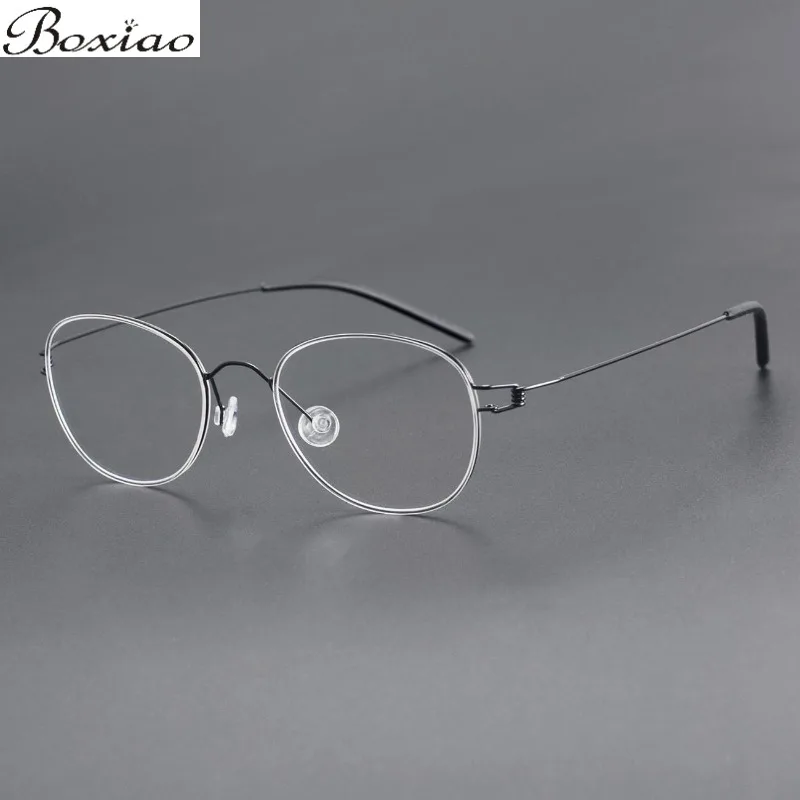 إطار نظارات ليند JORN إطار قصر النظر القديم يمكن تجهيز المعابد ذات الإطار الرقيق بدرجات المصنع بالجملة.