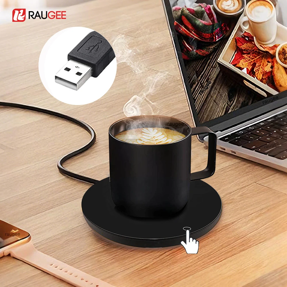Mug Warmer USB Cup Heater Coffee Cup Heating Pad Electic Milk Tea Thermostatic Coasters Cup Warmer Mug Warmer for Office Home