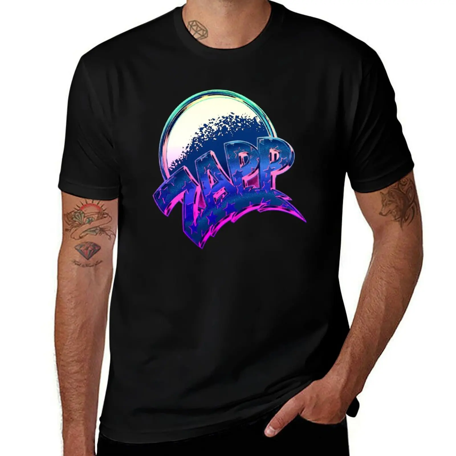 Zapp Funk graphic T-Shirt Large Size Casual Tee Shirt T-Shirt