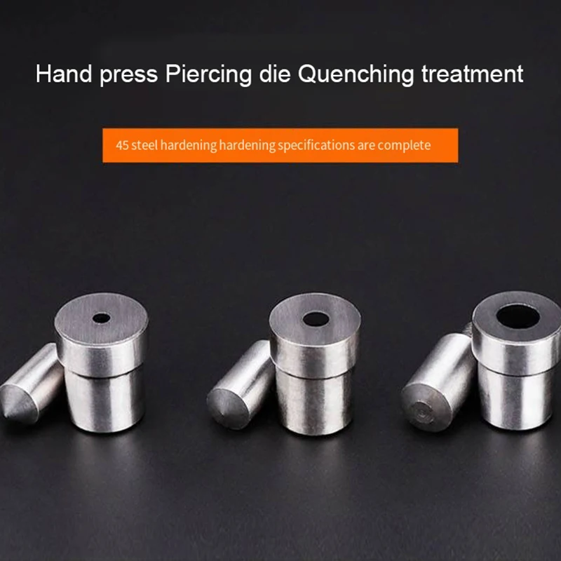 Manual Press Punching Mold Punching Dedicated Handmade Stud Rivet Grommet Eyelet Button Blow Hole Snap Die Drilling Opening Tool