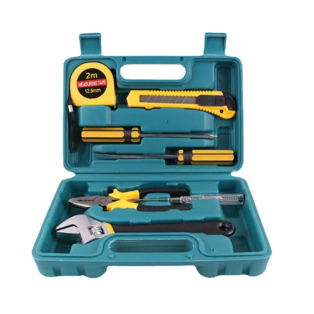 

8pcs/set 8 Pcs/set Home Maintenance Tool Set Screwdriver Paper Cutter Hand Tool Kit Multifunctional Adjustable Wrench