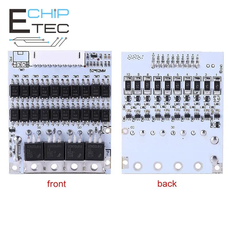 

10S36V40A18650Li-ionLithiumBatteryProtectionBMSPCB BoardwithBalance10S36VLi-ion LithiumCell40A
