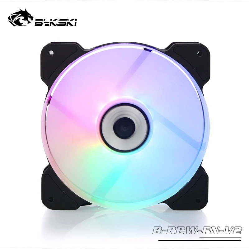 

Bykski 5V A-RGB Light Fan / 1500RPM / 64.8CFM / Computer Case 12cm Fan Water Discharge Radiator Hydraulic Bearing Mute For 120mm