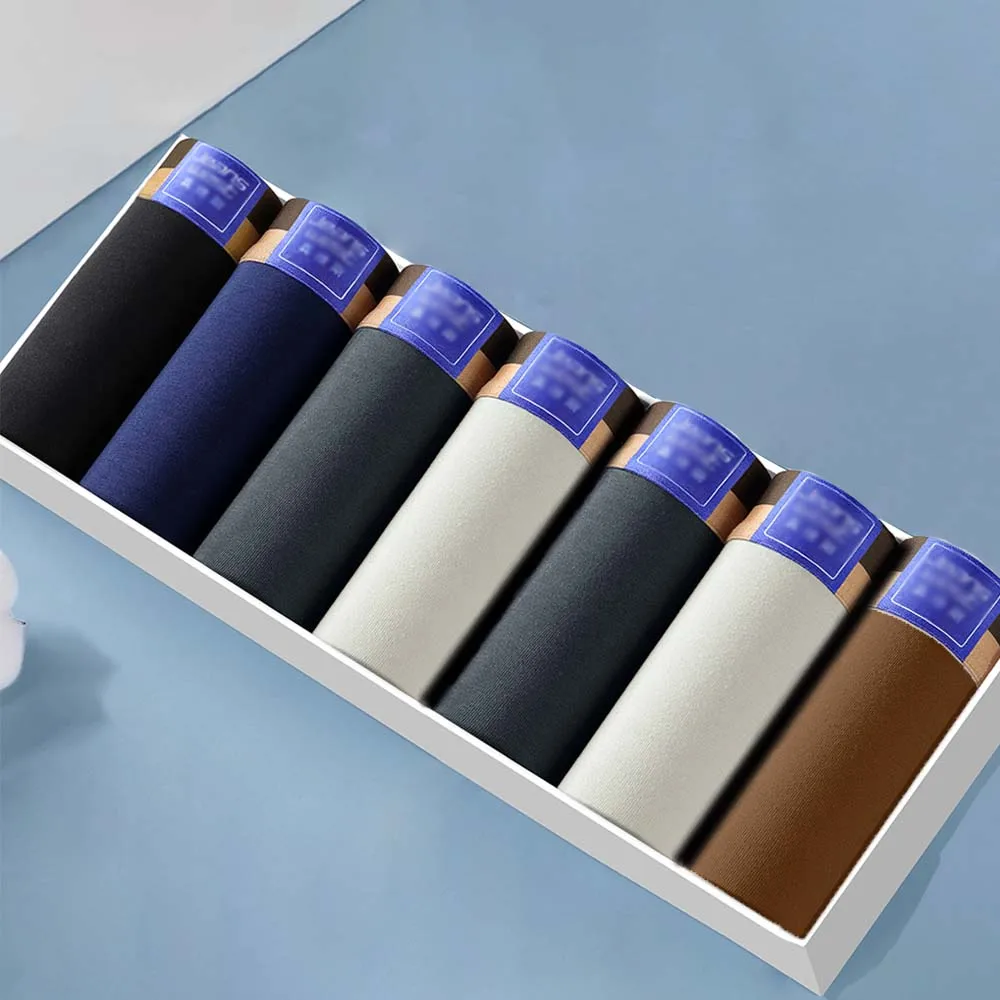 

7 шт. мужские трусы, хлопковое сексуальное женское белье с поясом и надписью, мужское нижнее белье, высокоэластичные боксеры для мужчин