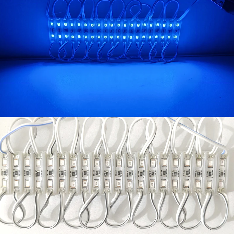 20PCS Mini Slim LED Module Small Narrrow LED Module 25mmx7mm 2835 2 LED 12V Yellow Red Green Blue Backlight Storefront Module