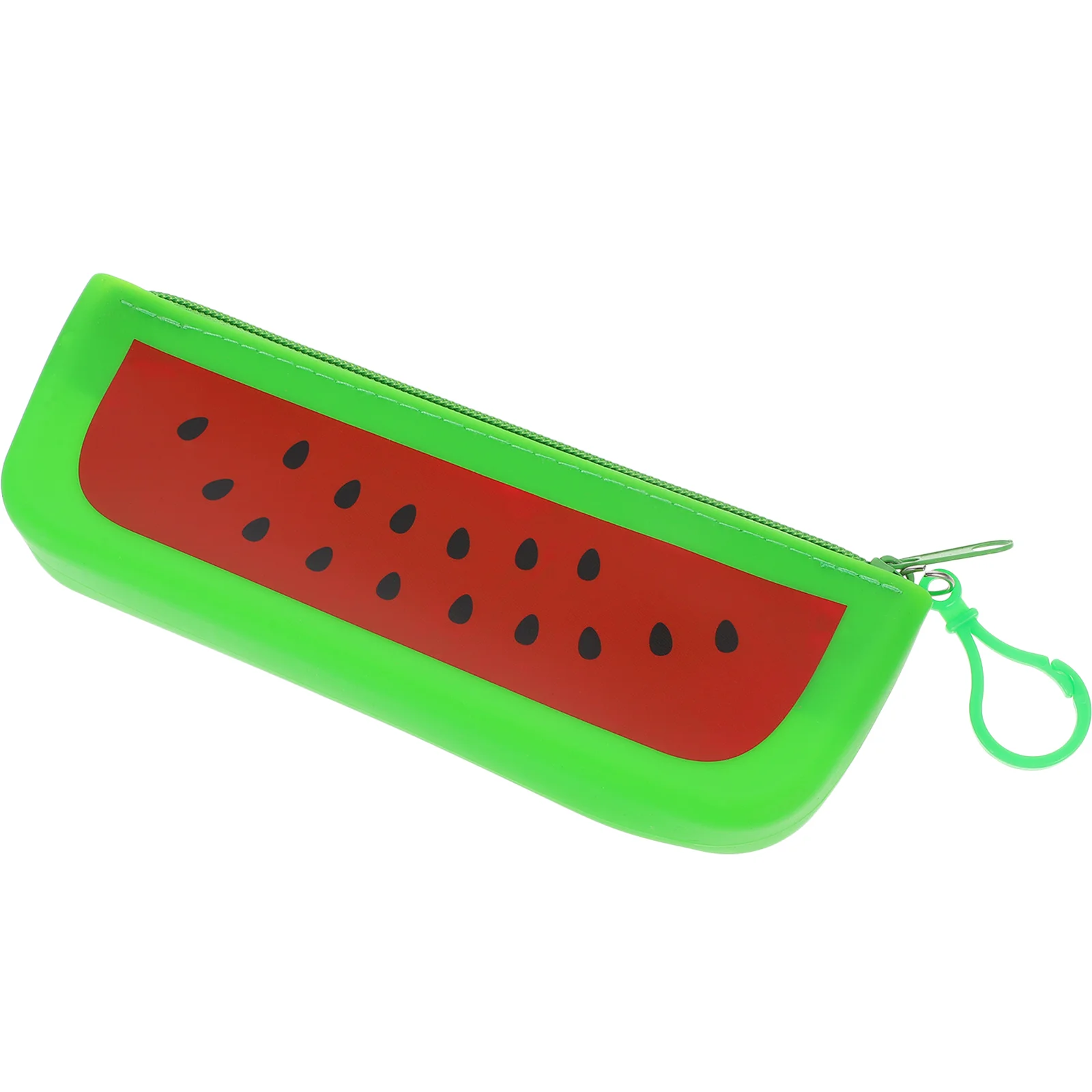 

Watermelon Silicone Pen Case Zipper Pencil Bag Portable Holder Pouch Shaped Storage Travel