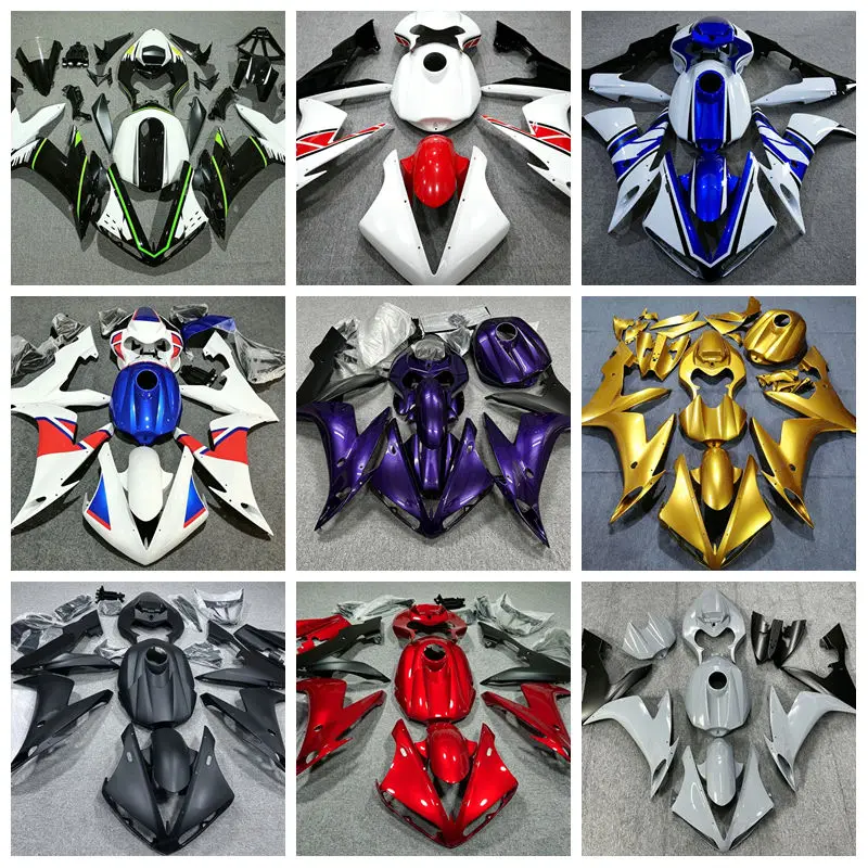 4 Gift New ABS Fairing kit for Yamaha YZF R1 2004, 2005, 2006 car modification accessories with fuel tank cover customizable
