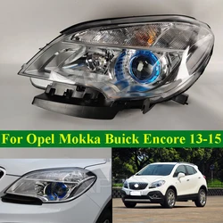 CAPQX 10Pin Headlight Front Bumper Head Light Lamp For Opel Mokka For Buick Encore 2013-2015 Head Lamp Headlamp Cover Shell