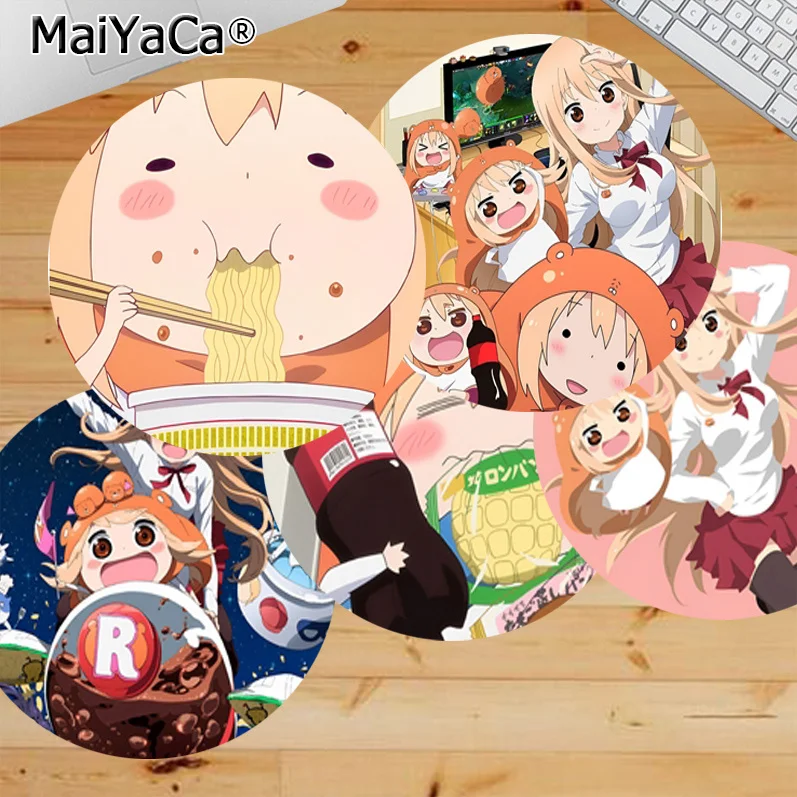 

Himouto! Umaru-chan Anime My Favorite Mousepad 20x20cm Round Desktop Desk Kawaii Gaming Accessories Students Writing For PC