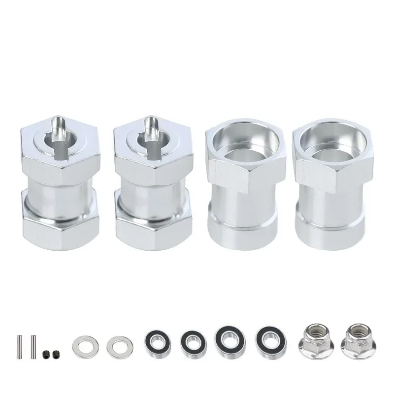 Metal 12mm Wheel Hex Hub Adapter for Tamiya CW-01 CW01 Lunch Box Midnight Pumpkin Monster Beetle WR02 Upgrade Parts Accessories