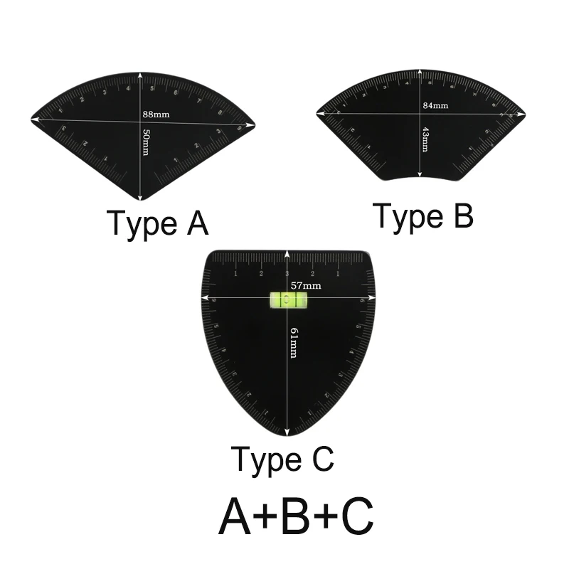 Microblading Eyebrow Ruler Tattoo Positioning Tool for Beginners PMU Makeup Design Mapping Template Shaper Beauty Accessories