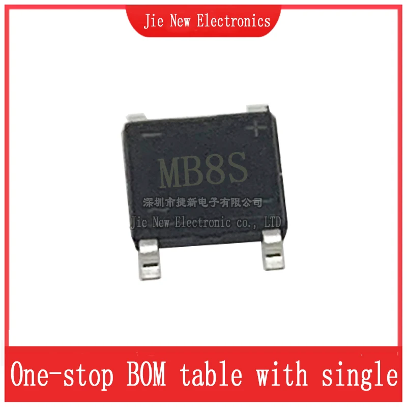 50PCS SMD MB6S MB6F MB8S MB8F MB10S MB10F ABS10 SOP4 Diode Bridge Rectifier