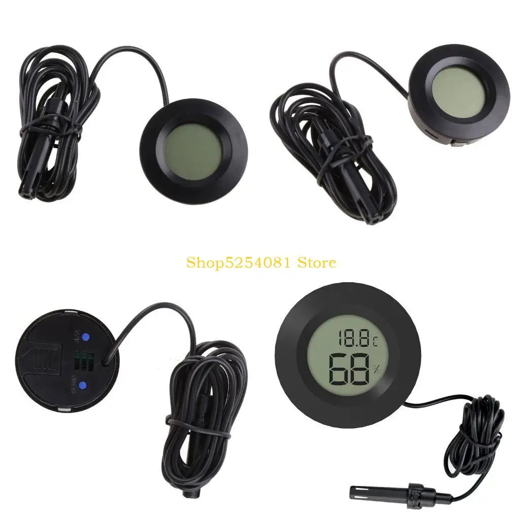 AXYC Mini Thermometer Digital LCD Monitor Indoor/Outdoor Humidity Meter Gauge