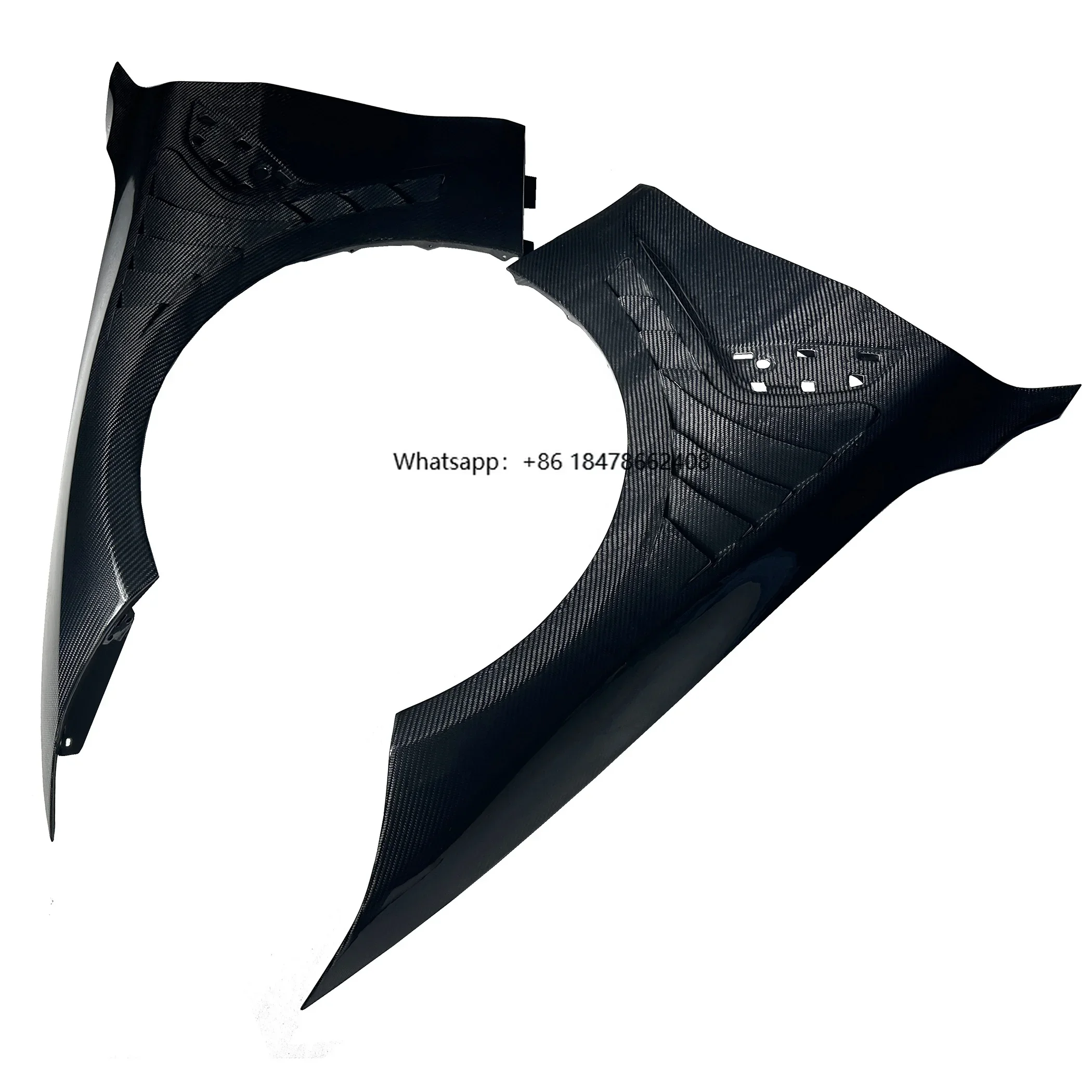 Z-ART M3 G80 Dry Carbon Fiber Front Fender for  G80 M3 Prepreg Carbon Fiber Louvered Fender for  M3 2021+