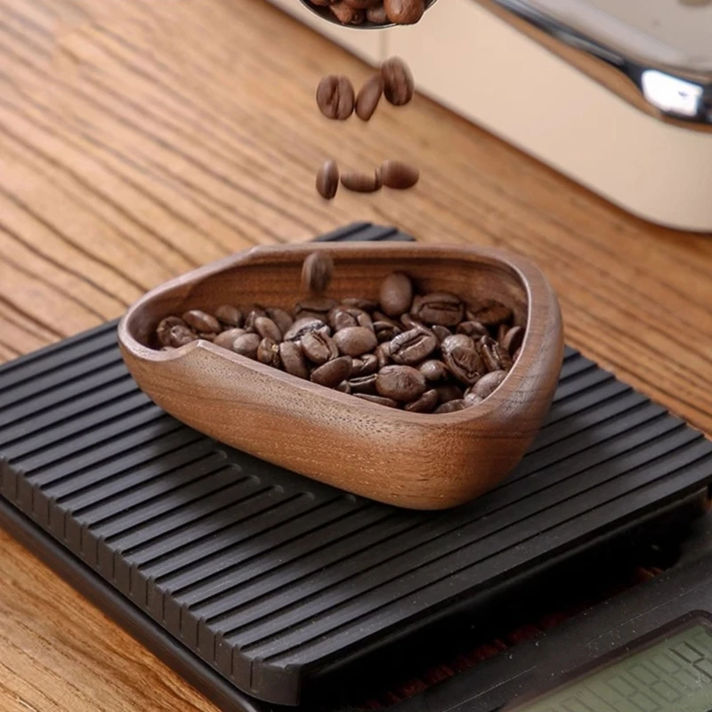 Multifunctional Coffee Bean Container Dose Cup Coffee Bean Storage Tray Coffee Bean for Everyday Use