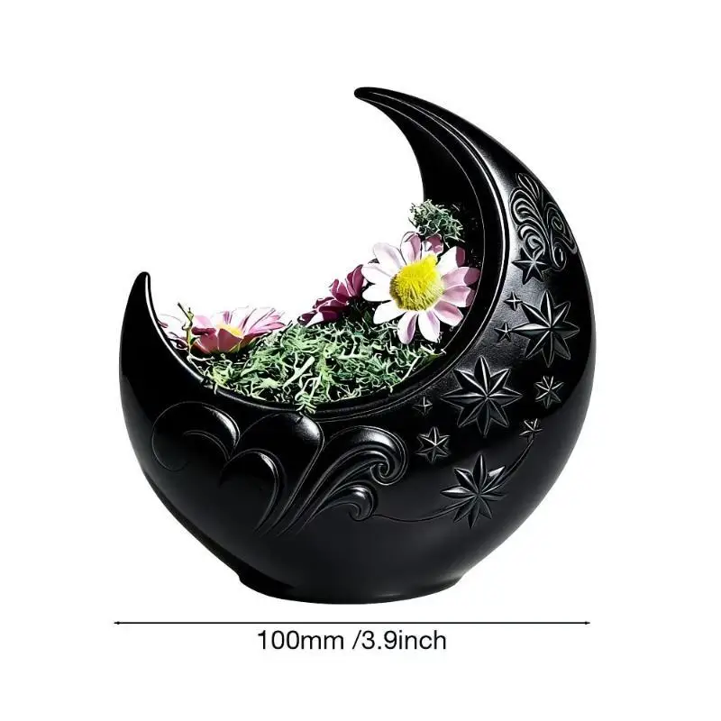 New Moon Jewelry Storage Tray Embossed Star Pattern 2 Colors Multi Purpose Decor Dish For Ring Earring Key Small Ornaments