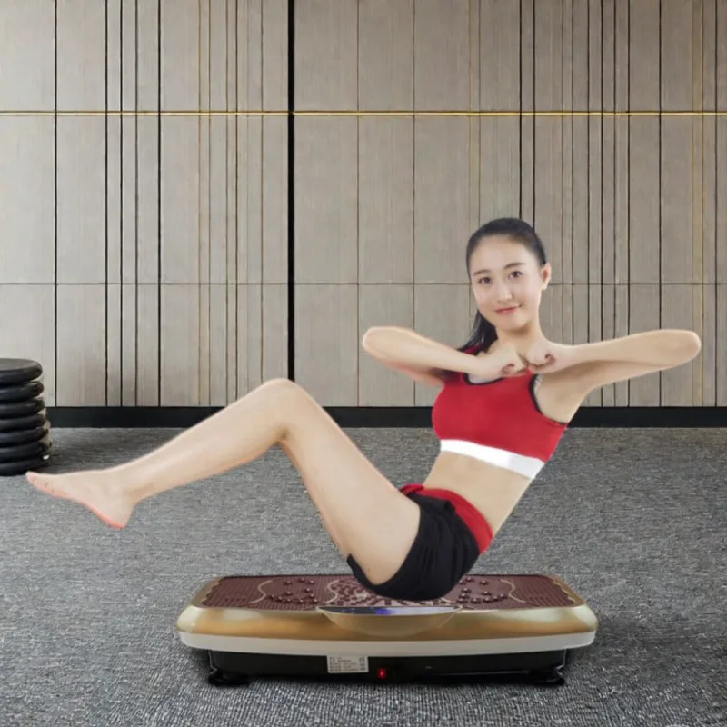 Whole Body Home Gym Fitness Equipment Indoor Vertical Vibration Vibrating Exercise Plate Hot Sale